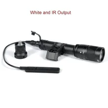 CQC тактический страйкбол M600V ИК осветитель двойной выход Светодиодный крепеж для светильника пистолет оружие Охота Скаут свет