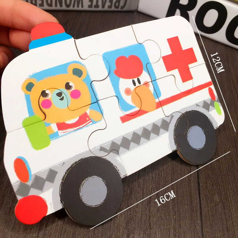 Free shipping Baby Wooden Jigsaw Puzzle toy children Cartoon animal puzzle, My First Puzzle 6-IN-A-BOX Animal classic toy/gift Free shipping Baby Wooden Jigsaw Puzzle toy children Cartoon animal puzzle, My First Puzzle 6-IN-A-BOX Animal classic toy/gift