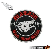 Черные металлические военизированные нашивки классная аппликация на заказ Передняя нашивка тканевые наклейки вышивка Железная на