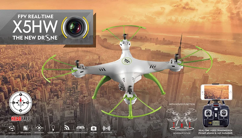 Original Quadrocopter SYMA X5HW Wifi FPV Drone With 0.3MP HD Camera 360 Eversion Real-Time Remote Control RC Helicopter Kid Gift (29)