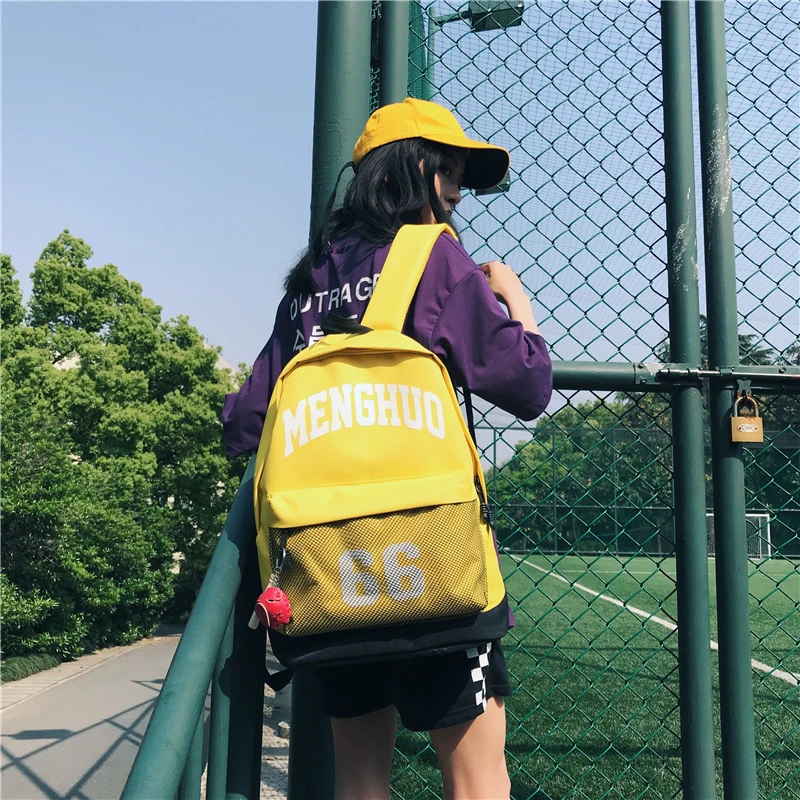 Menghuo 2018 Fashion Backpack Women Leisure Travel Rucksacks for Girls Teenager Cool Shoes Pendant Cute School Bag Men Backpacks (77)