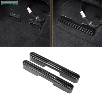 

2PCS car-styling Seat AC Heat Floor Air Conditioner Duct Vent Outlet Grille Cover For Cadillac XT4 2018 2019 car Accessories