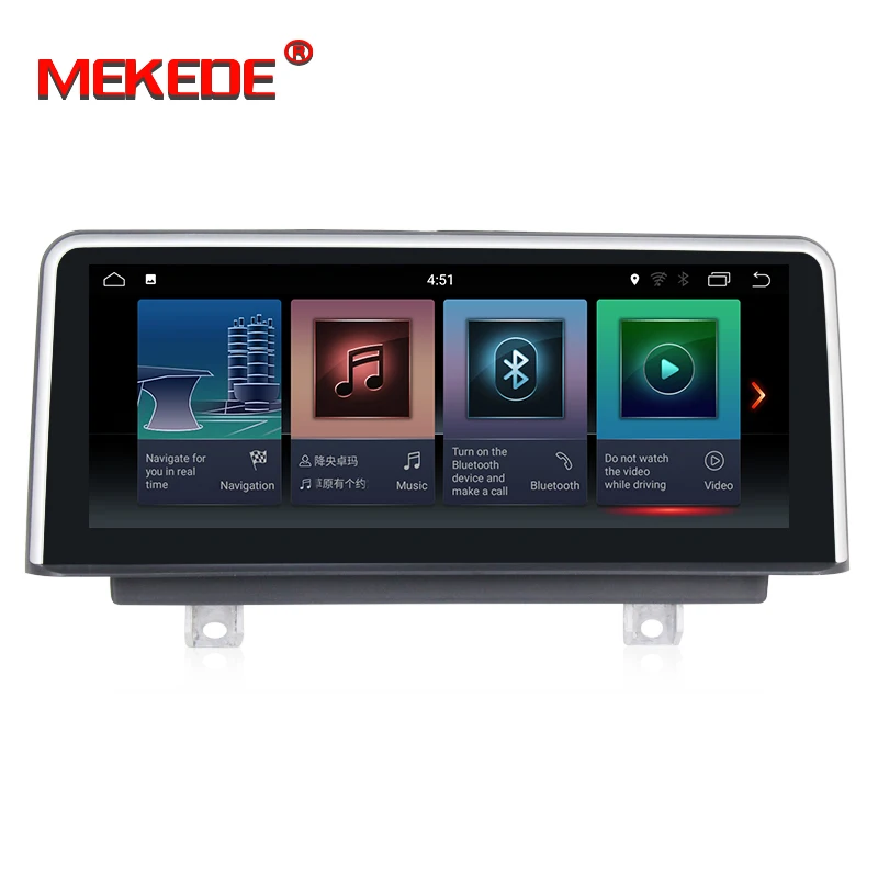 Excellent MEKEDE Android 7.1 Car GPS navigation Radio player for BMW 3Series F30/F31/F34 320 4 Series F32/F33/F36 NBT  2G RAM 32G ROM 4