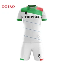 Последние заказ обувь для мальчиков Футбол Трикотажные изделия с коротким рукавом О образным вырезом v образным вырезом футбол комплект детей