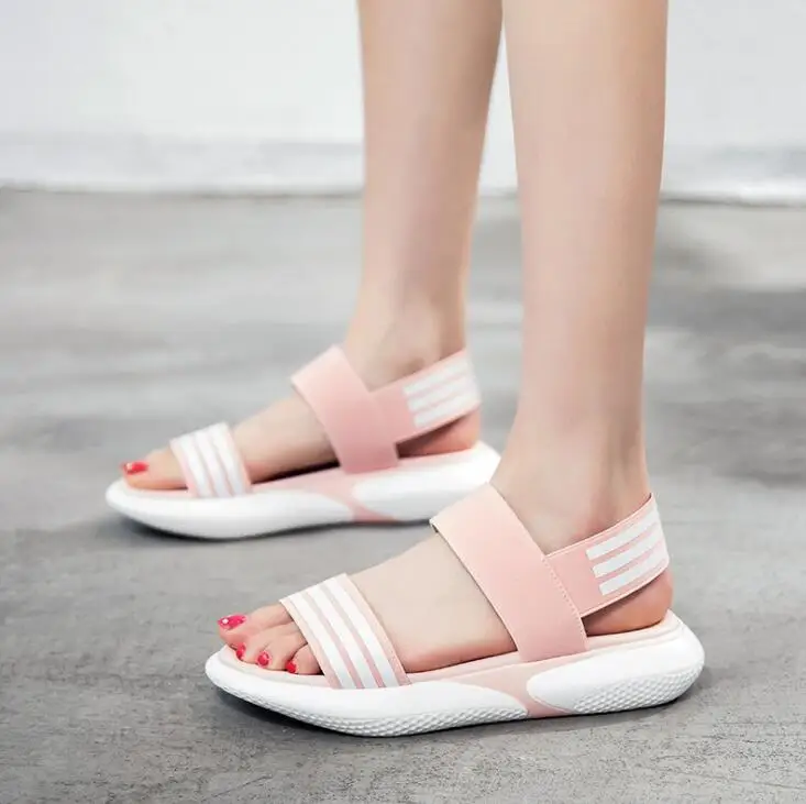 new Fashion Women Sandals 2019 Breathable Comfortable Shopping Ladies Walking Shoes Summer Platform Sandal Shoes women **412