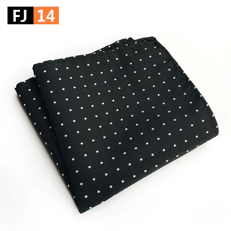 Fashion Explosion Men's Business Suit Handkerchief Towel Fashion Unique Design Polyester Material Dress Pocket Towel - Цвет: FJ-14