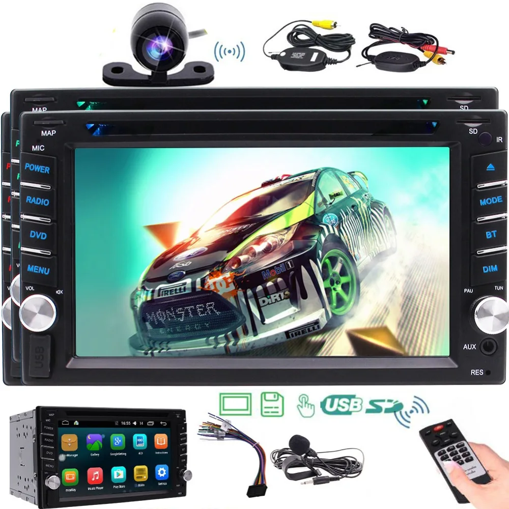 Eincar wireless camera included! Android 6.0 2 Din Car Stereo GPS Navigation Radio Bluetooth Touchscreen Support SWC/Wifi/DAB+ Eincar wireless camera included! Android 6.0 2 Din Car Stereo GPS Navigation Radio Bluetooth Touchscreen Support SWC/Wifi/DAB+