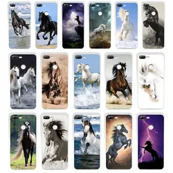 289SD Подарочная лошадь Мягкие силиконовые ТПУ обложка чехол для телефона для Huawei Honor 8 9 Lite 8X p 9 lite 2016