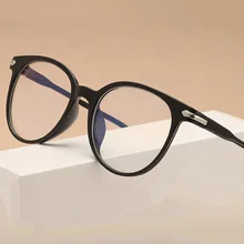 Новые анти-синие круглые очки анти-радиационные очки оправа прозрачные ретро старинные очки оправа женские очки оправа