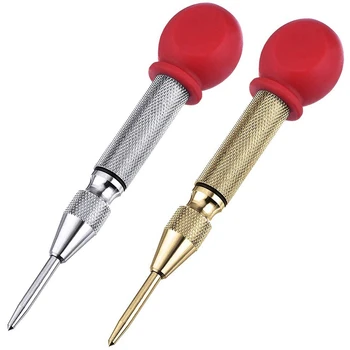 

2 Pcs High Speed Center Punch,Center Hole Punch Marker Scriber For Wood,Metal,Plastic,Car Window Puncher Breaker Tool With Cus