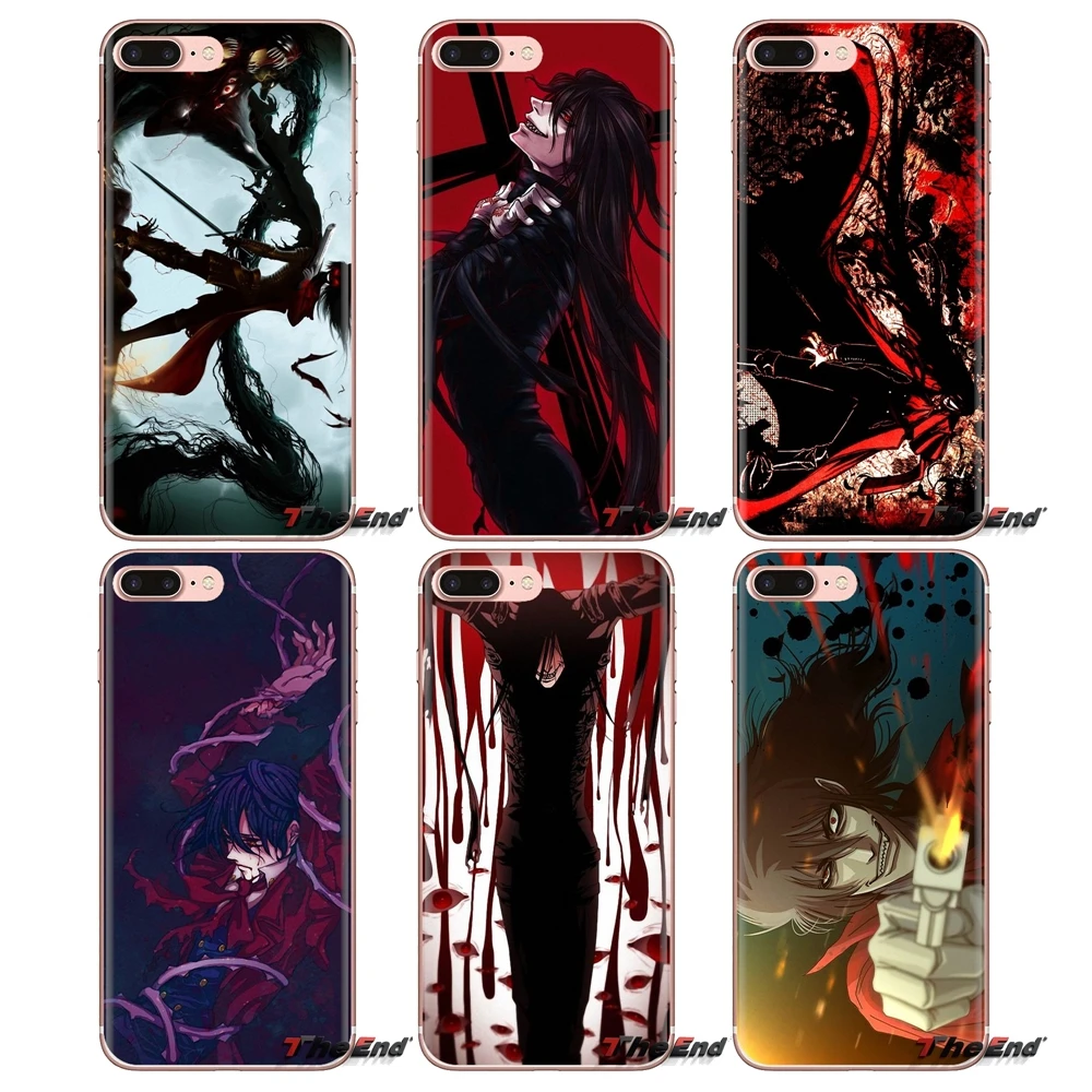 Horror Anime Hellsing Alucard Transparent TPU Bag Case For Samsung Galaxy J1 J2 J3 J4 J5 J6 J7 J8 Plus 2018 Prime 2015 2016 2017 |