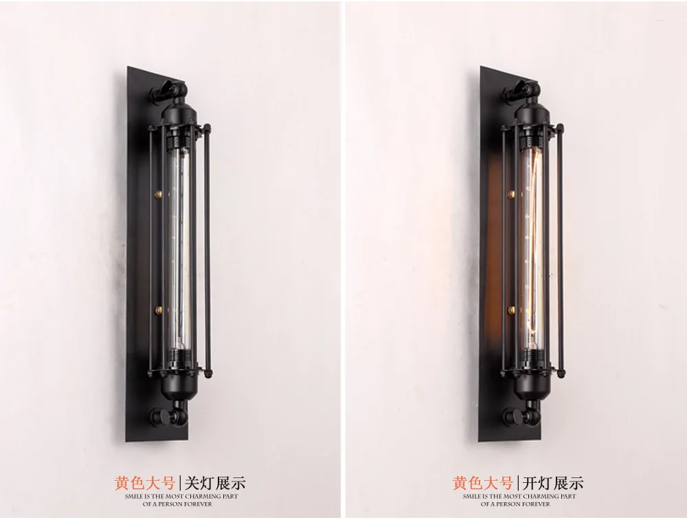 Винтажная настенная лампа в стиле ретро-промышленный настенный светильник Fengtieyi Светодиодная лампа Зеркальный туалетный Светильник Бра