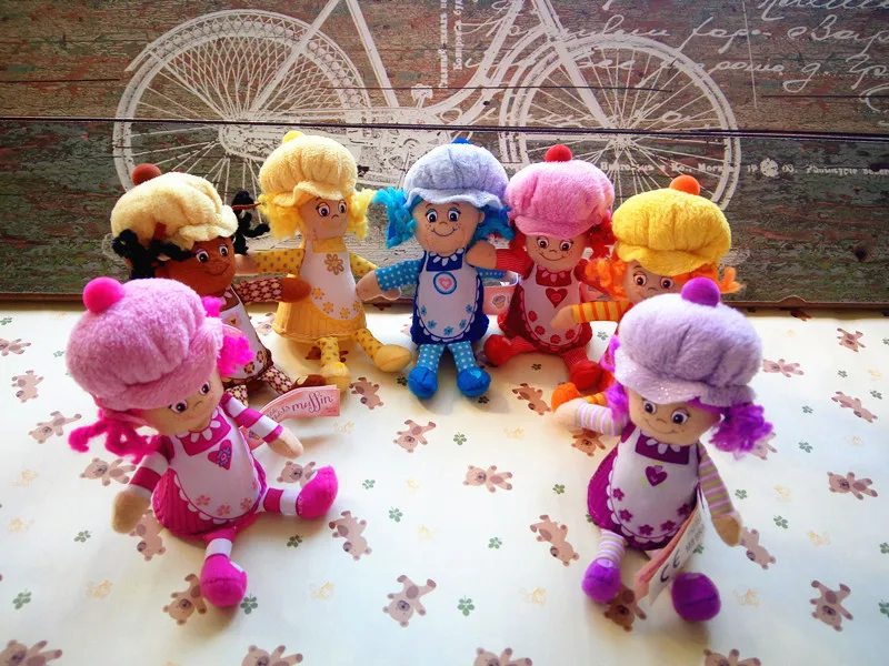 

Cute Little Miss Muffin Cake Girl Soft Plush Toy Doll Kids Birthday Gift Christmas Gift 13cm