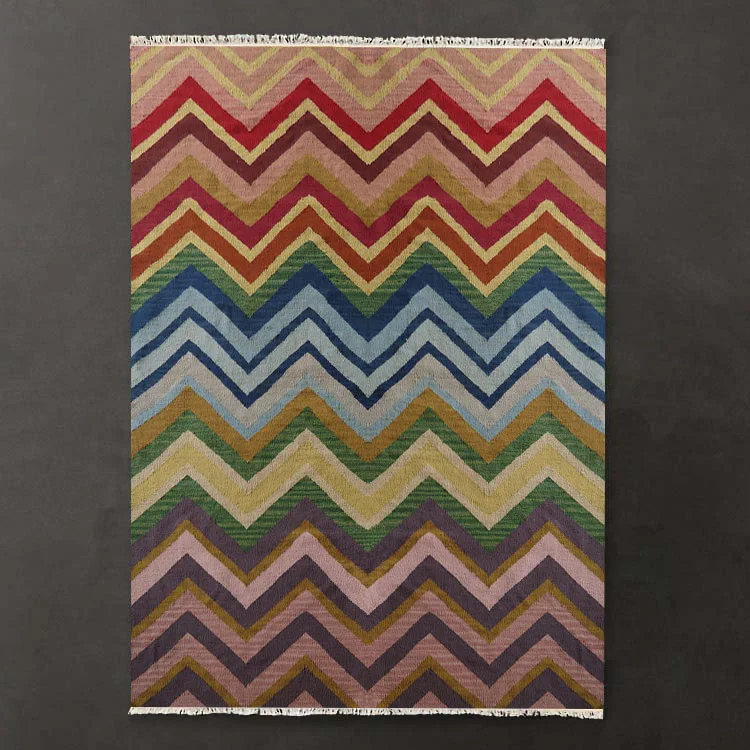 Восточное плетение Экзотический стиль этнический Ветер ручная тканая шерсть килим дома гостиная журнальный столик диван ковер gc137kli10yg2