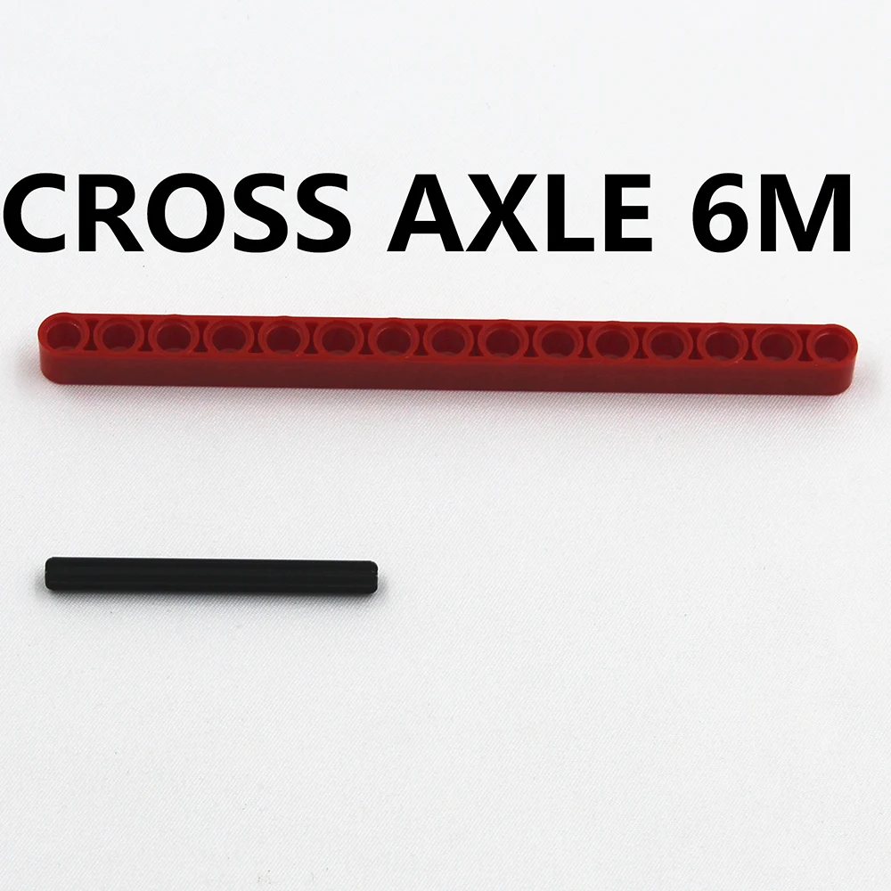 Building Blocks Bulk Technic Parts 20pcs CROSS AXLE 6Mcompatible with lego for kids boys toy MOC370626