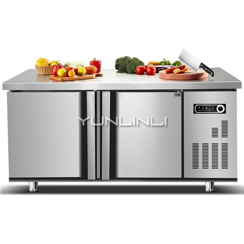 

Commercial Console Freezing And Freshening Workbench Full Refrigerated Freezer Kitchen Refrigerator