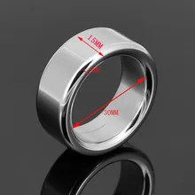 Penis ring Stahl CockRing Sexspielzeug für männer Hilfe Impotenz Vorzeitige Durchmesser: 30 MM Thicknss: 5mm F127