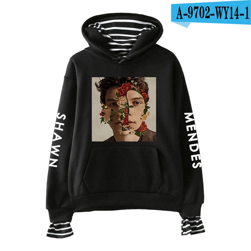 Shawn Mendes Hoodie Canada Popular Singer Pullover Moletom Hooded Sweatshirts Ladies Unisex Kpop Harajuku Printed Hip Hop Hooded