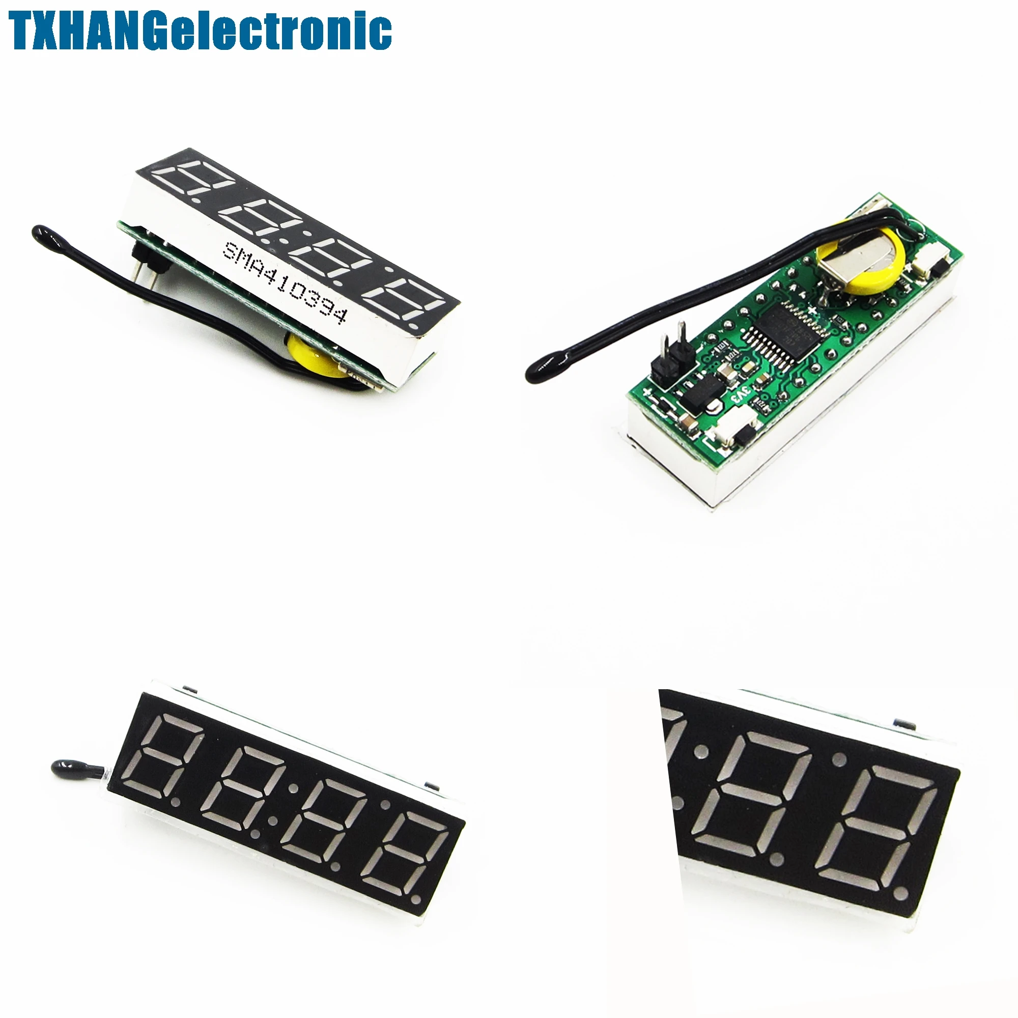 

0.36" Led Digital Display Electronic Time Clock DS1302 + Thermometer + Voltage