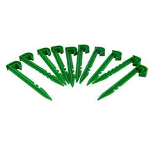 10 шт. Простая установка Солнцезащитная сетка колышек садовые инструменты для фиксации мульчи многоразовые прочные колышки Сращивание тепличная Клеенка на открытом воздухе