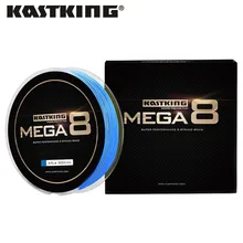 KastKing 274M Mega 8 olta tuzlu su ve tatlısu balıkçılık 8 ipliklerini örgülü hattı 10LB-80LB süper güçlü Braid