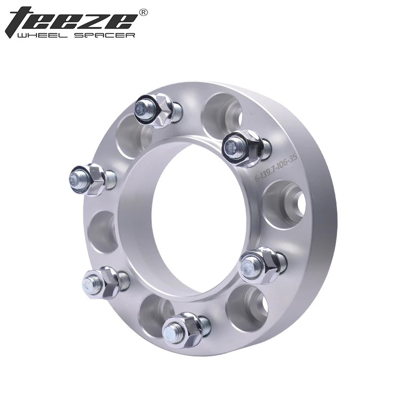 TEEZE-(2 шт.) Аксессуары для шин алюминиевые 6x5,5 ''колесные адаптеры 6x139,7 CB 93,1 для Mazda BT-50 Separador de rueda