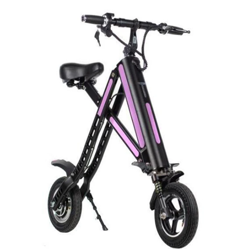 Clearance Fast Foldable Electric Bike 36V 250w 10.4AH 45km 10inch Lithium Battery Bicycle  Aluminium Alloy  Ebike 3