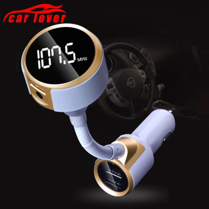 New 12V Bluetooth FM Transmitter Car Wireless Handsfree Car MP3 Music