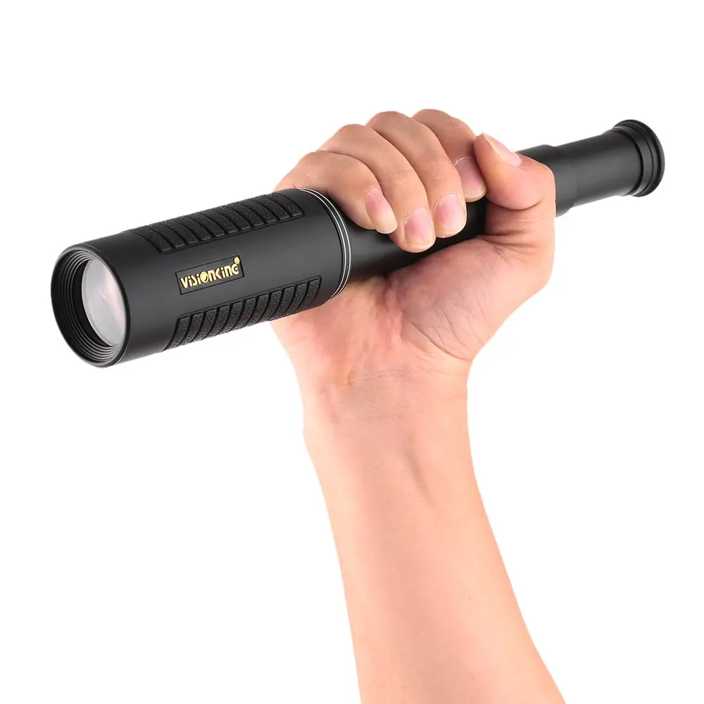

Visionking 25x30 High Power Professional Telescope Mini Compact Monocular BAK4 Roof Prism Portable Collapsible Monocular