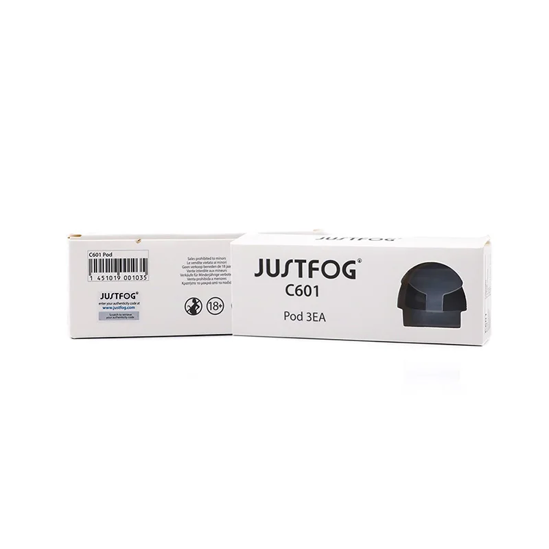 Justfog C601 pod 3 шт. в упаковке для justfog C601 стартовый комплект 1,7 мл емкость Топ заправка pod картридж