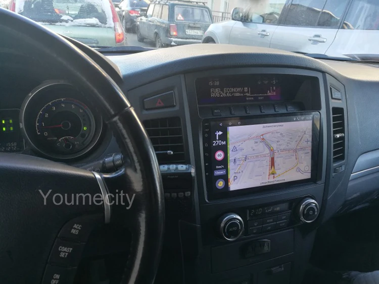 Excellent 9 inch Android 8.1 Octa 8 Core 2G RAM 32G ROM Car DVD Player for Mitsubishi Pajero V97 2007-2015 Radio GPS Navigation BT WIFI 1