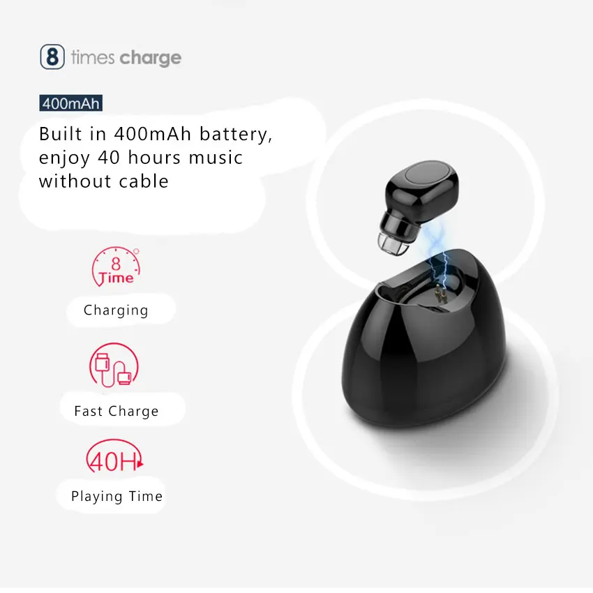 X11 Mini Bluetooth Earphone charging box-12