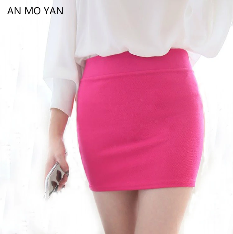 2018 Wholesale Summer Women's Skirt Fashion Stitching Solid Color