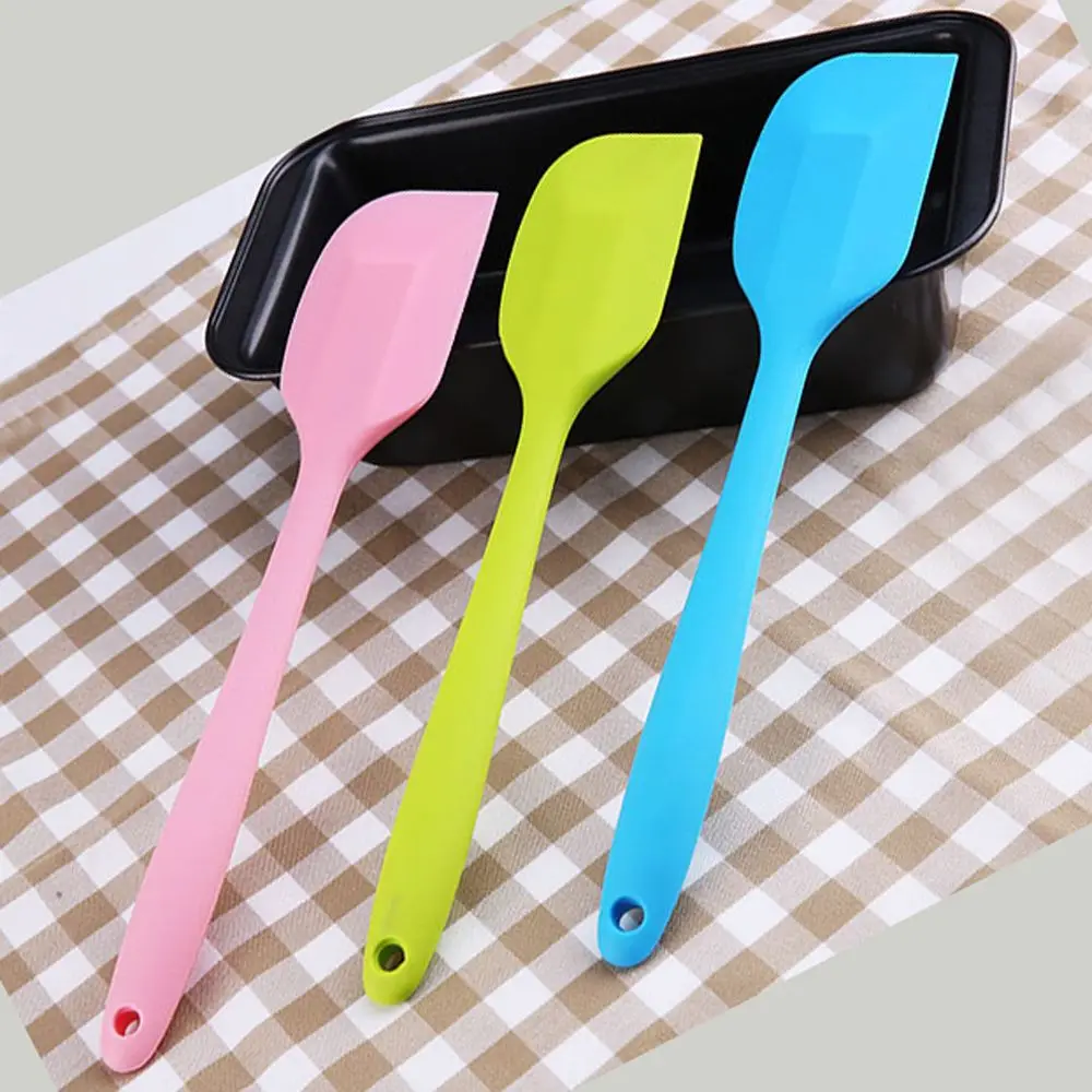 Silicone Spatula Baking Scraper Cake Baking Tool Food Grade Non Stick Spatula Butter Spoon Rubber Shovel Bakery Tools