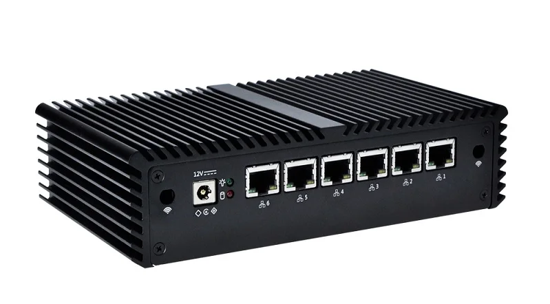 Qotom Mini PC Celeron процессор 3855U 3865U 6 LAN pfsense роутер брандмауэр Linux мини пк