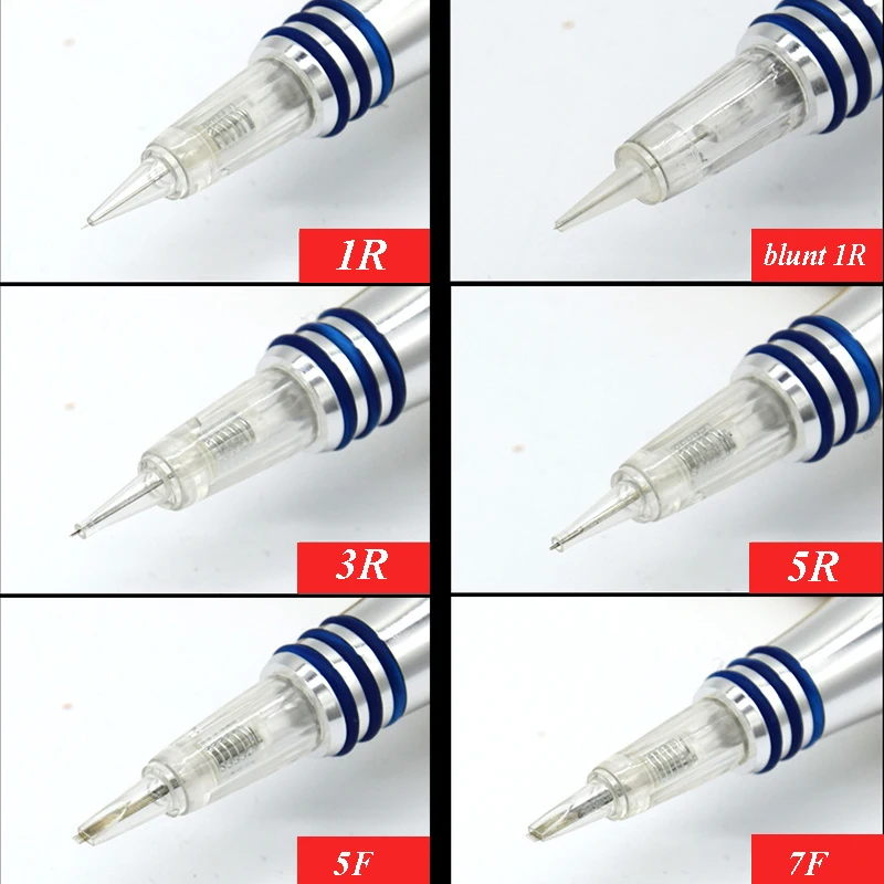 30 шт./компл. Перманентный макияж иглы для швейной машины татуировки бровей губ картридж иглы для татуировки машина одноразовые иглы наборы