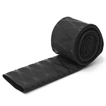 

1meter/lot of 40mm Diameter (65mm flat)Fishing Rod Pole Handle Non Slip GripTextured Heat Shrink Tubing sleeve for fishing rod