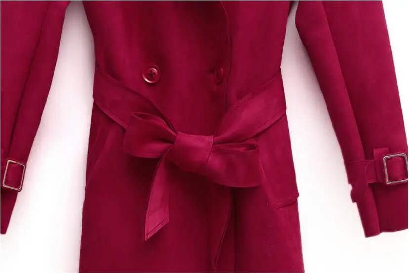 Женский Длинный тренчкот кардиган весна с защитой тонкий длинное пальто ветровка отложной воротник кимоно Топ Верхняя одежда уличная