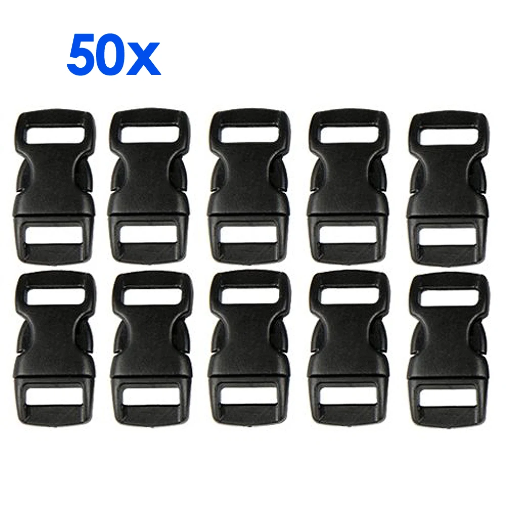50 x Plastic Closure Click Closure Plug Closers Blackin Bag Parts & Accessories from Luggage