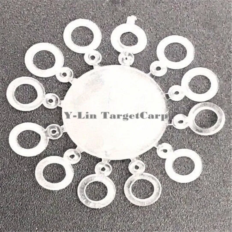 

40x Carp fishing Accessories for carp fishing Pellets Bands Bait Elastic Bands Transparent Bait holder boilie stop