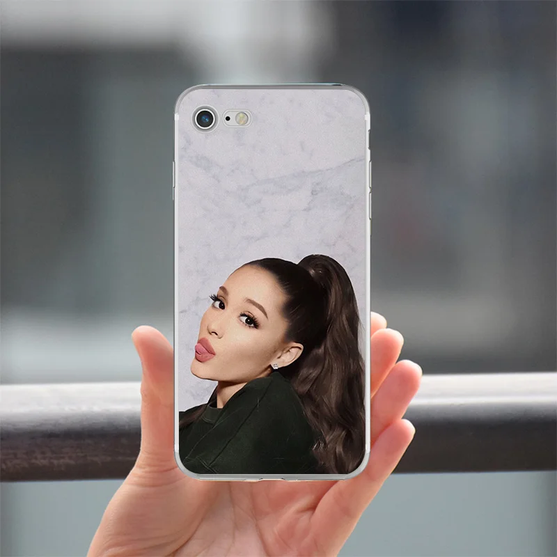 Ciciber Ariana Grande AG радужные мягкие ТПУ чехлы для телефонов, чехол для IPhone 11 Pro Max XR XS Max 6 6S 7 8 Plus 5S SE X Fundas Capa