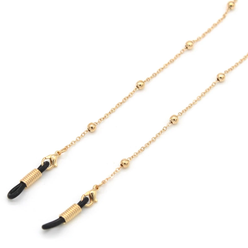 Reading Glasses Chain Holder Fashion Sunglasses Simple Metal Neck Strap 2 Color Strap Rope Glasses Accessories
