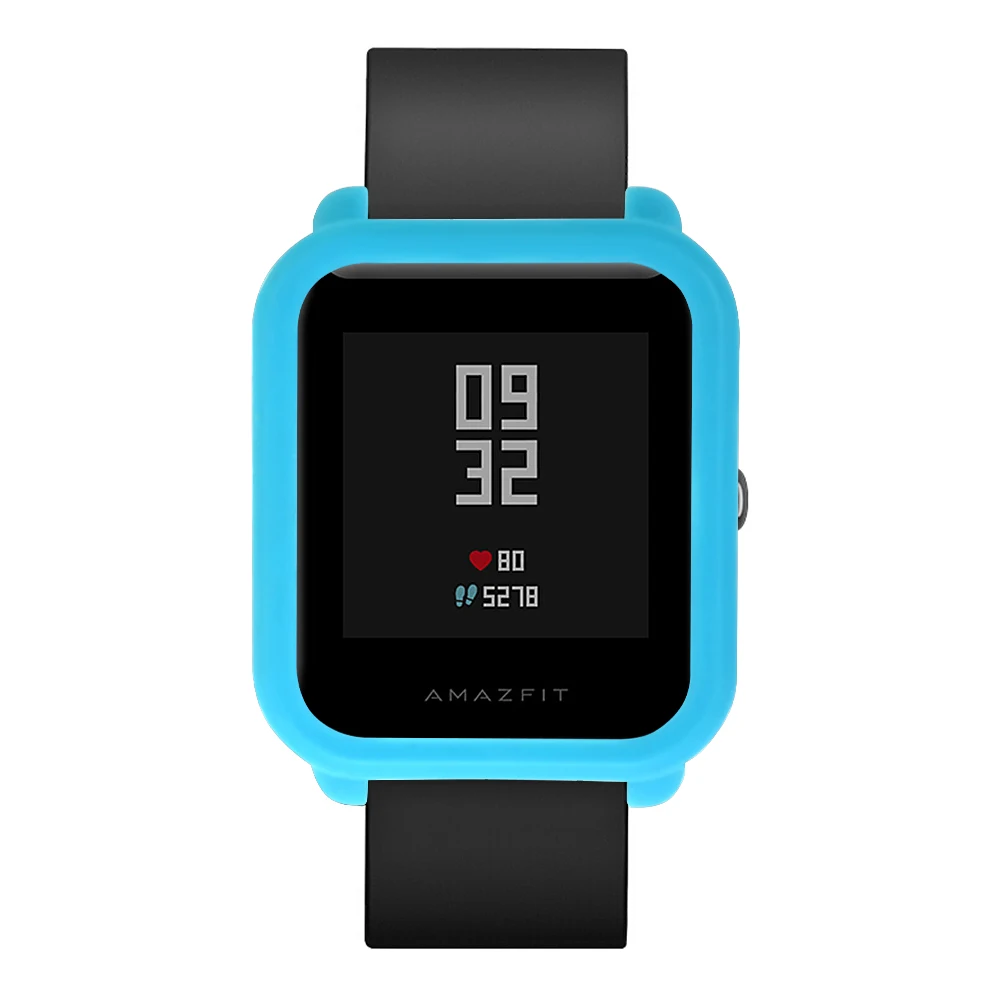 Многоцветная тонкая мягкая защитная рамка для Xiaomi Huami Amazfit Bip Bit Youth протектор для часов оболочка пылезащитные чехлы