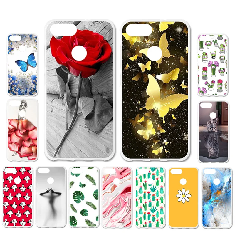 

Ojeleye DIY Patterned Silicon Case For Asus Zenfone Max Plus M1 ZB570TL Case Soft TPU Cartoon Phone Cover Bags Anti-knock Shell