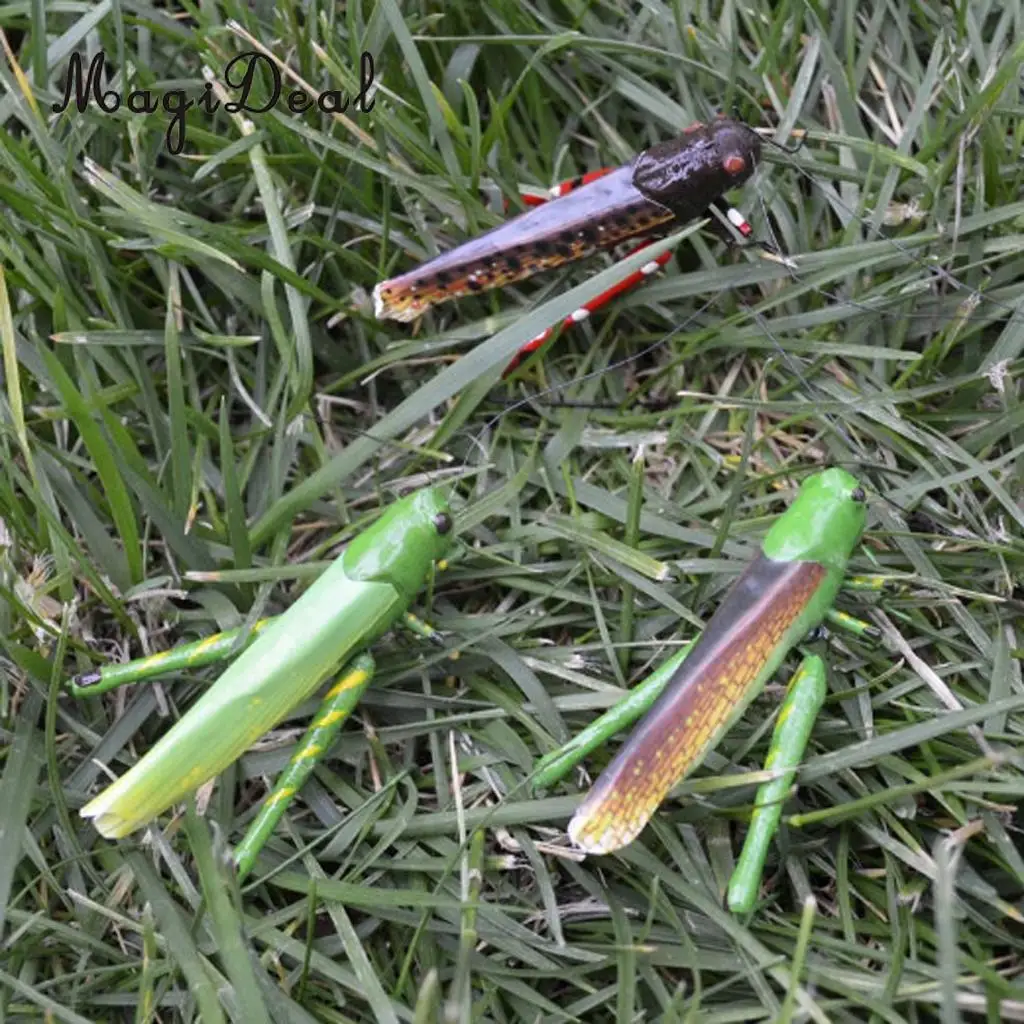 MagiDeal Artificial Lifelike Insects Model Cicada Figurines Home Garden Art Craft Decor DIY Tree Decor Kids Play Toy 