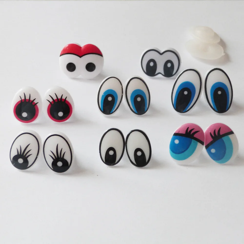 Cartoon Safety Eyes Toys, Plastic Eyes Dolls