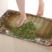 Рождественская елка стиль Коврики для улицы, смешной Противоскользящий коврик для ванной, дверные коврики, дверные коврики под входную дверь