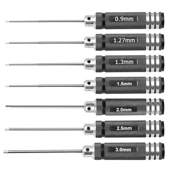 

Promotion! 0.9/1.27/ 1.3/ 1.5/ 2.0/ 2.5/ 3.0Mm White Steel Hex Screwdriver Tool Kit For Rc Helicopter Car Drone Aircraft Model