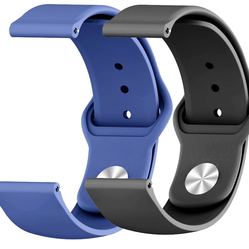 20 мм силиконовый ремешок для часов Xiaomi Huami Amazfit Bip Ремешок Браслет Молодежные