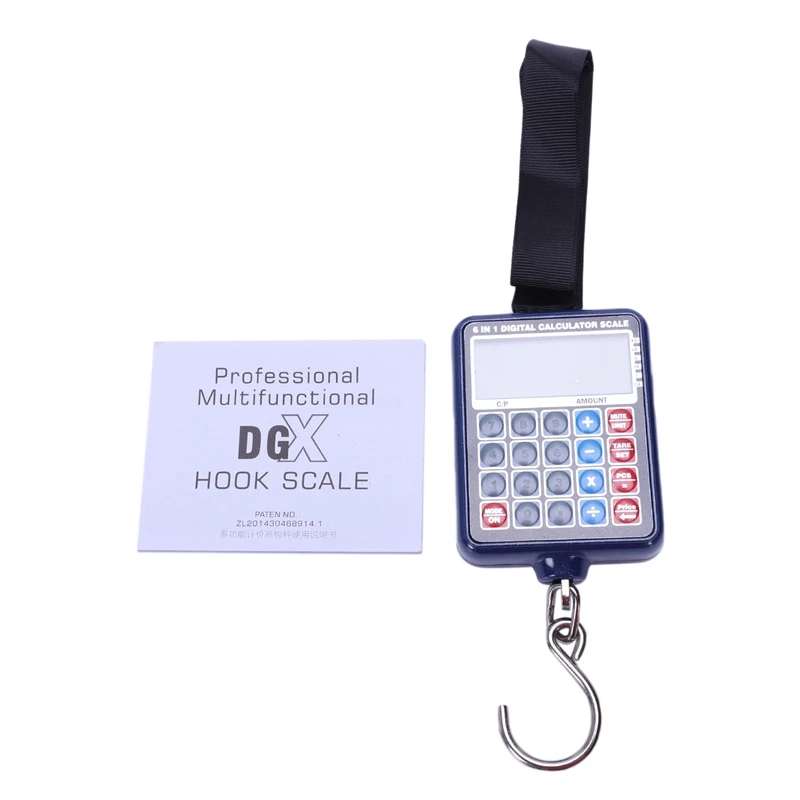 

Multi-Function Portable Scale 50Kg/10G Pricing Electronic Scale Express Scale Postal Scale Mini Hook Scale